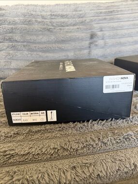 Fashion Nova Black Valencia Shoe Box